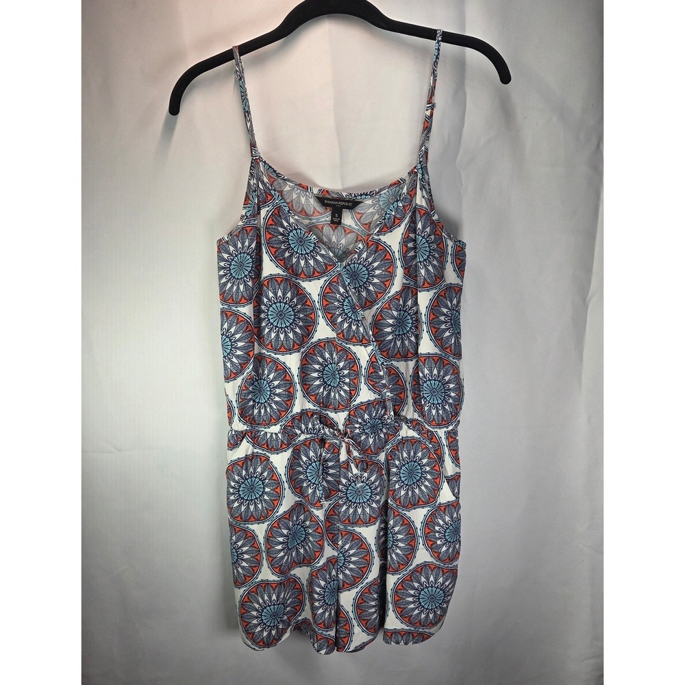 Women's‎ Banana Republic Jumper Romper Geometrical Summer sz Small Beachy
